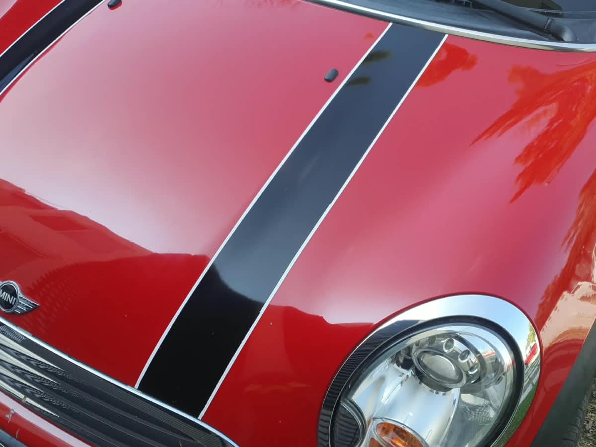 Después: Mini Cooper con el trabajo terminado
